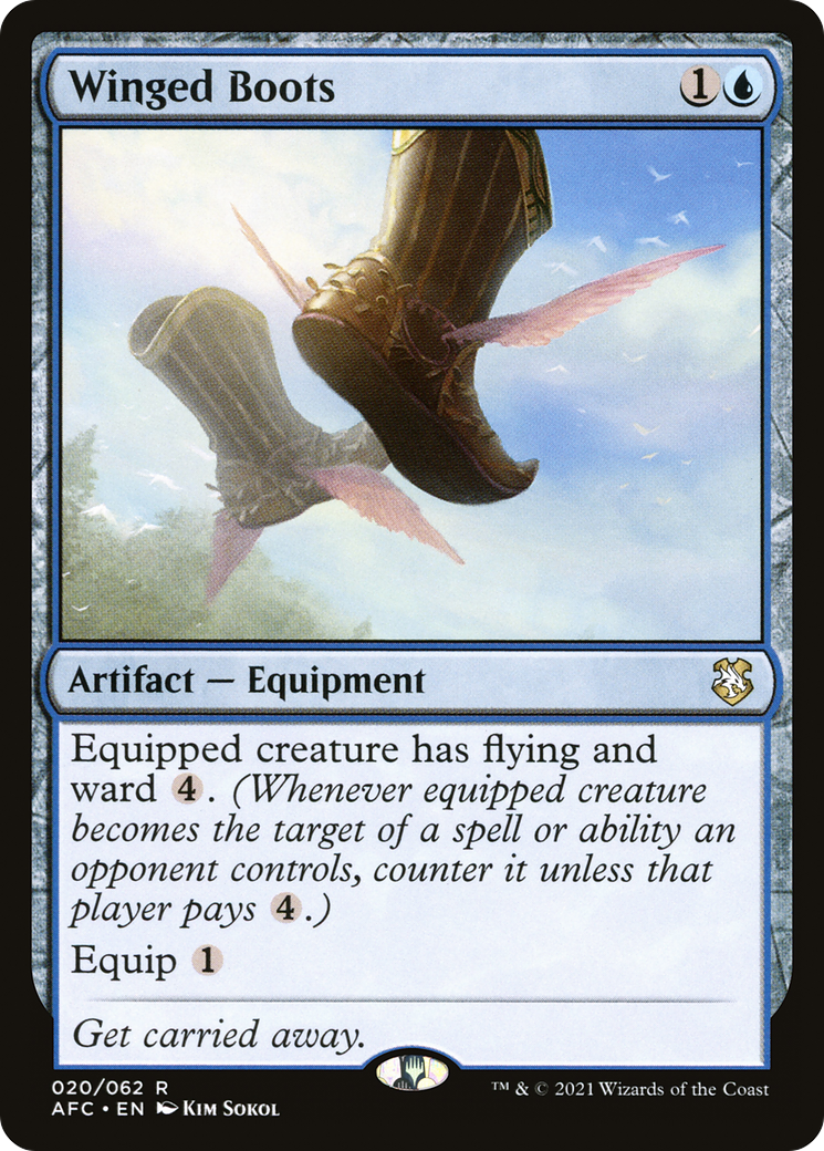 Winged Boots (AFC-020) - Forgotten Realms Commander-1