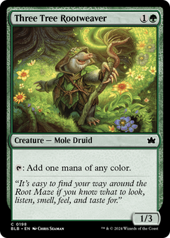 Three Tree Rootweaver [Bloomburrow]-1