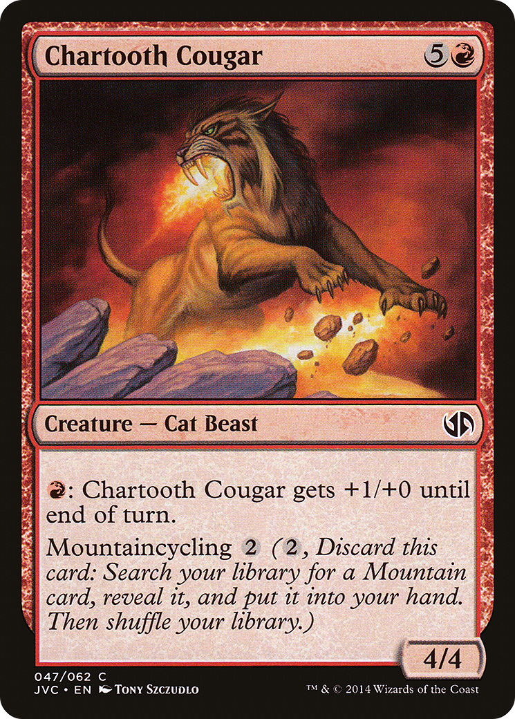 Chartooth Cougar [Duel Decks Anthology]-1