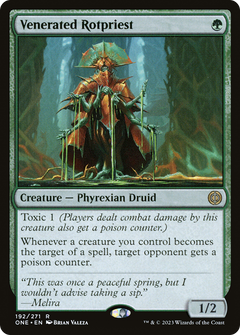 Venerated Rotpriest (ONE-192) - Phyrexia: All Will Be One Foil-1