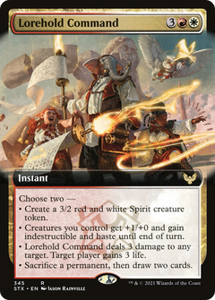 Lorehold Command (Extended Art) [Strixhaven: School of Mages]-1