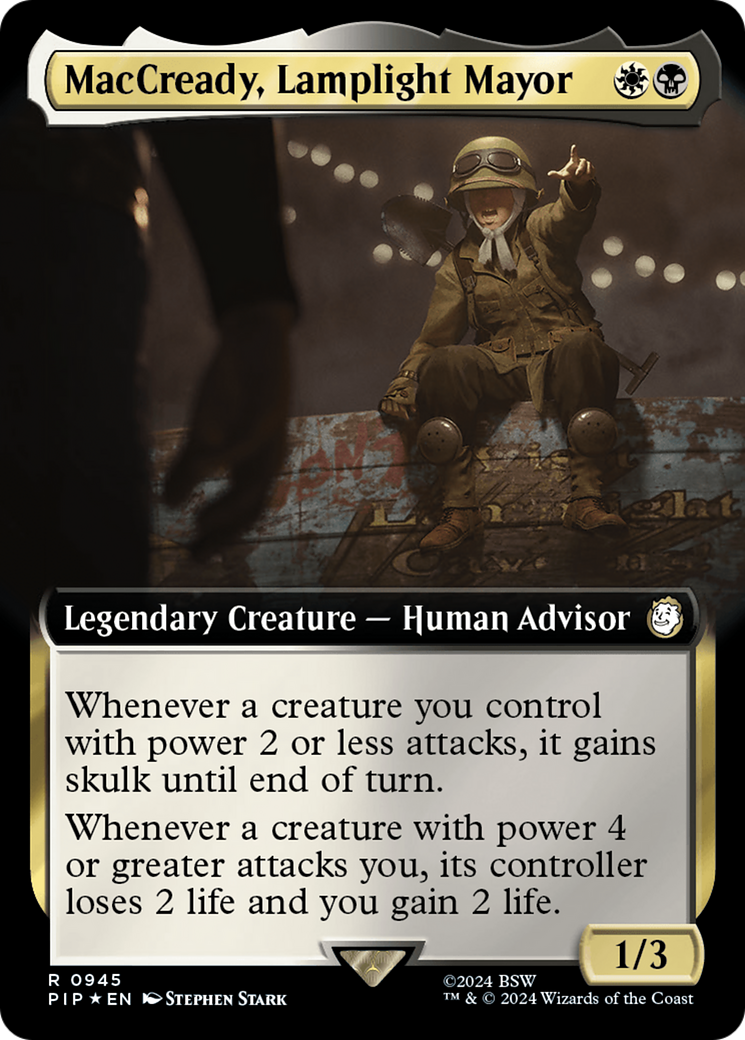 MacCready, Lamplight Mayor (Extended Art) (Surge Foil) [Fallout]-1