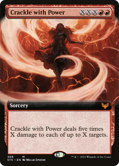 Crackle with Power (Extended Art) [Strixhaven: School of Mages]-1