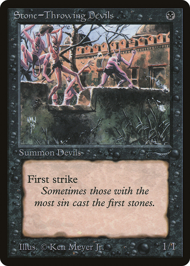 Stone-Throwing Devils (ARN-033) - Arabian Nights-1