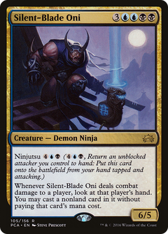 Silent-Blade Oni [Planechase Anthology]-1