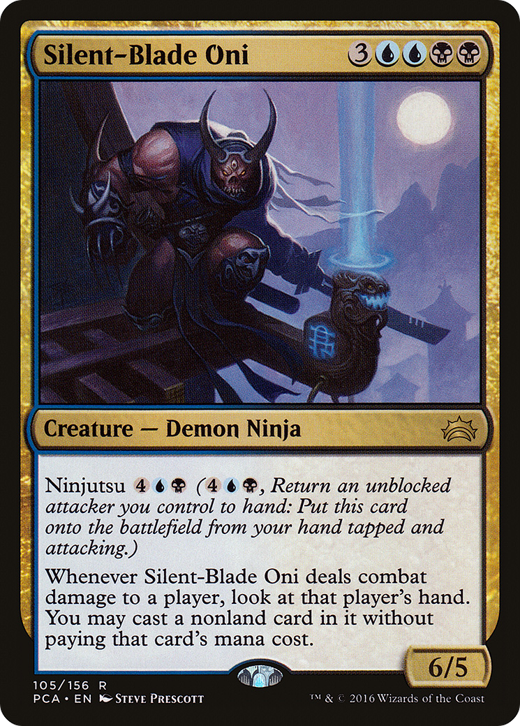 Silent-Blade Oni [Planechase Anthology]-1