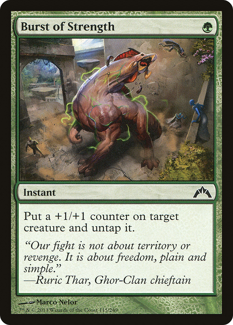 Burst of Strength [Gatecrash]-1