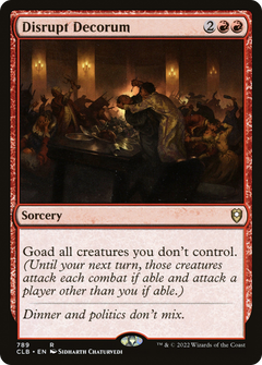 Disrupt Decorum [Commander Legends: Battle for Baldur's Gate]-1