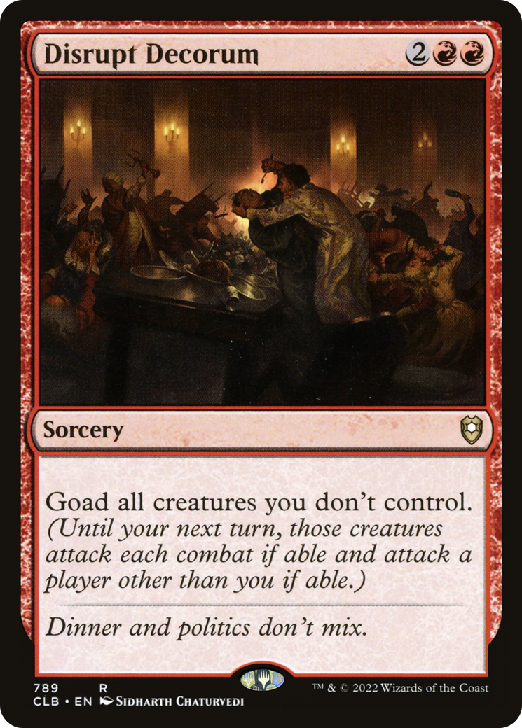 Disrupt Decorum [Commander Legends: Battle for Baldur's Gate]-1