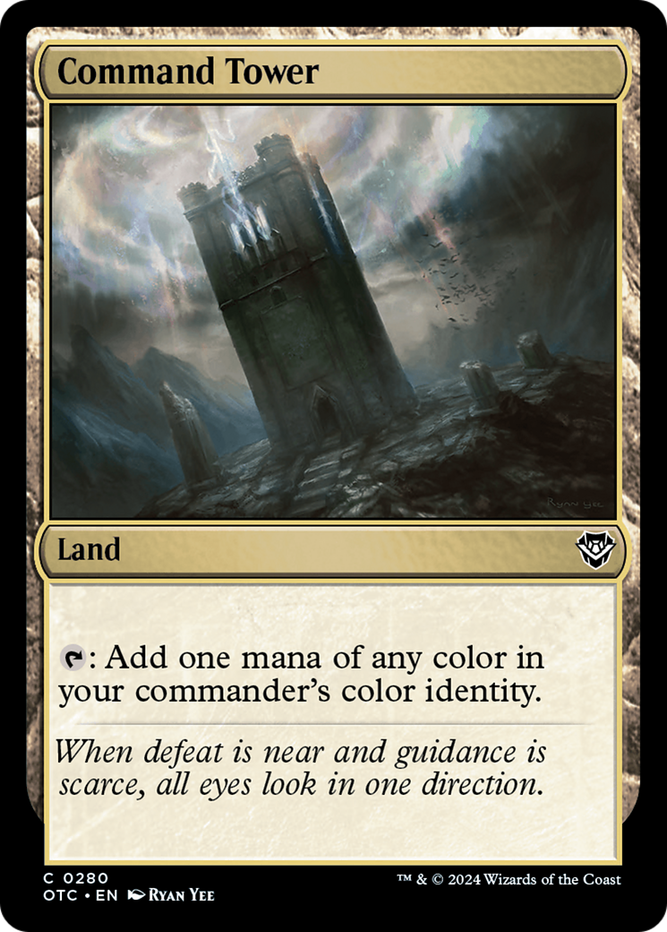 Command Tower [Outlaws of Thunder Junction Commander]-1