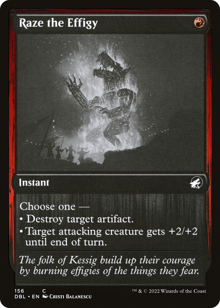 Raze the Effigy [Innistrad: Double Feature]-1