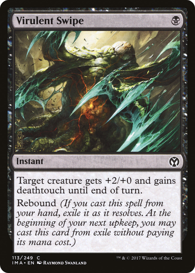 Virulent Swipe (IMA-113) - Iconic Masters Foil-1