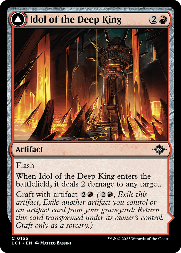 Idol of the Deep King // Sovereign's Macuahuitl [The Lost Caverns of Ixalan]-3