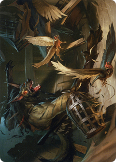 Wing Shredder // Wing Shredder (AMID-055) - Midnight Hunt Art Series (Borderless) Foil-3