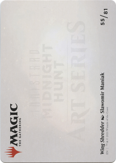 Wing Shredder // Wing Shredder (AMID-055) - Midnight Hunt Art Series (Borderless) Foil-2