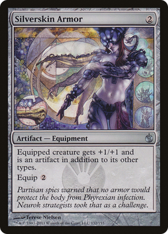 Silverskin Armor [Mirrodin Besieged]-1