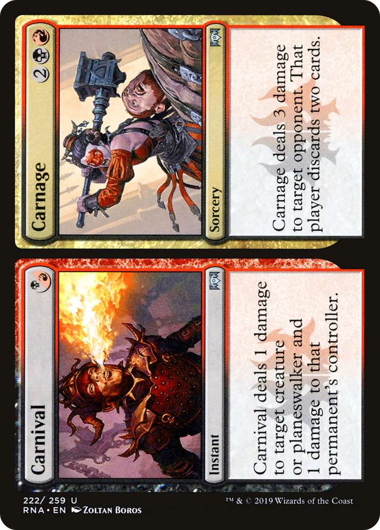 Carnival // Carnage [Ravnica Allegiance]-1