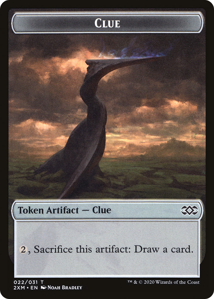 Clue (T2XM-022) - Double Masters Tokens-1