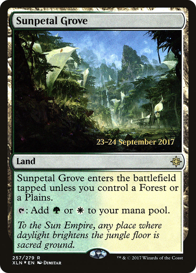 Sunpetal Grove [Ixalan Prerelease Promos]-1