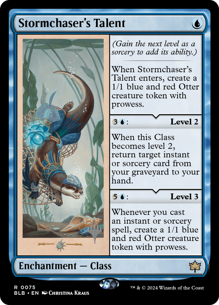 Stormchaser's Talent (Promo Pack) [Bloomburrow Promos]-1