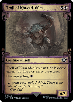 Troll of Khazad-dum (Showcase Scrolls) (LTR-562) - The Lord of the Rings: Tales of Middle-earth: (Showcase)-1