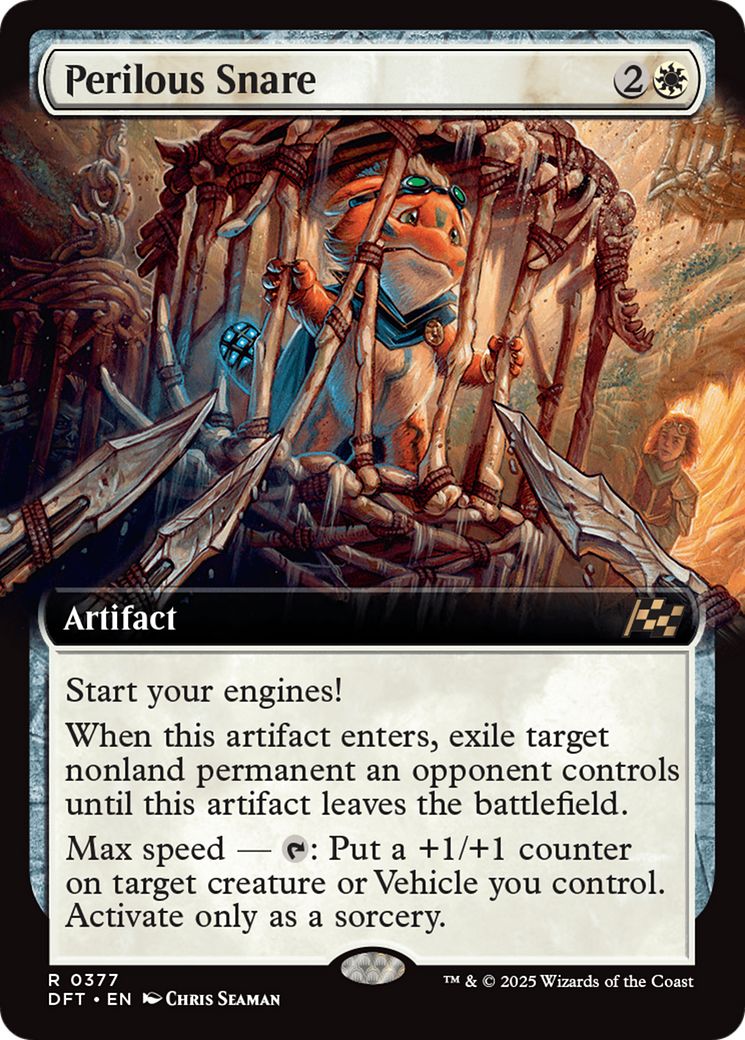 Perilous Snare (Extended Art) [Aetherdrift]-1