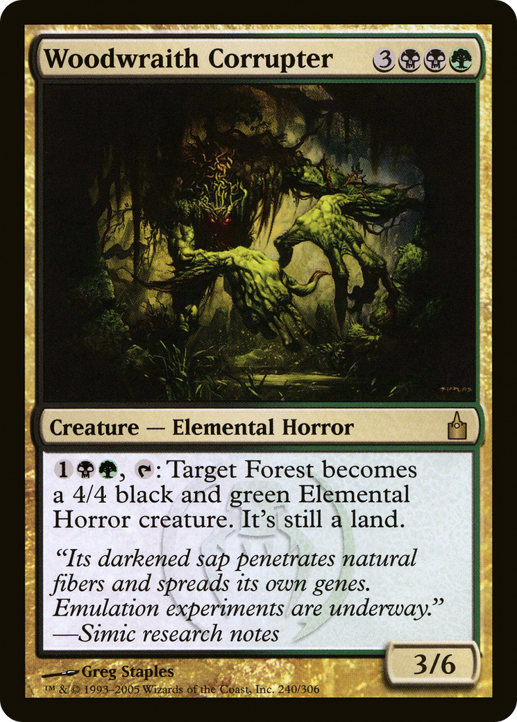 Woodwraith Corrupter (RAV-240) - Ravnica: City of Guilds-1