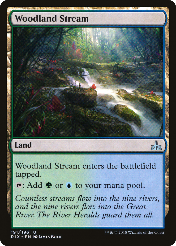 Woodland Stream (RIX-191) - Rivals of Ixalan Foil-1