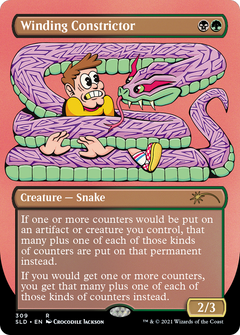 Winding Constrictor (SLD-309) - Secret Lair Drop (Borderless)-1