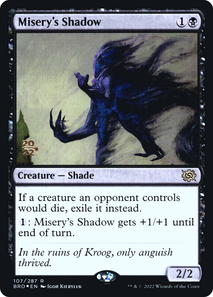 Misery's Shadow [The Brothers' War Prerelease Promos]-1