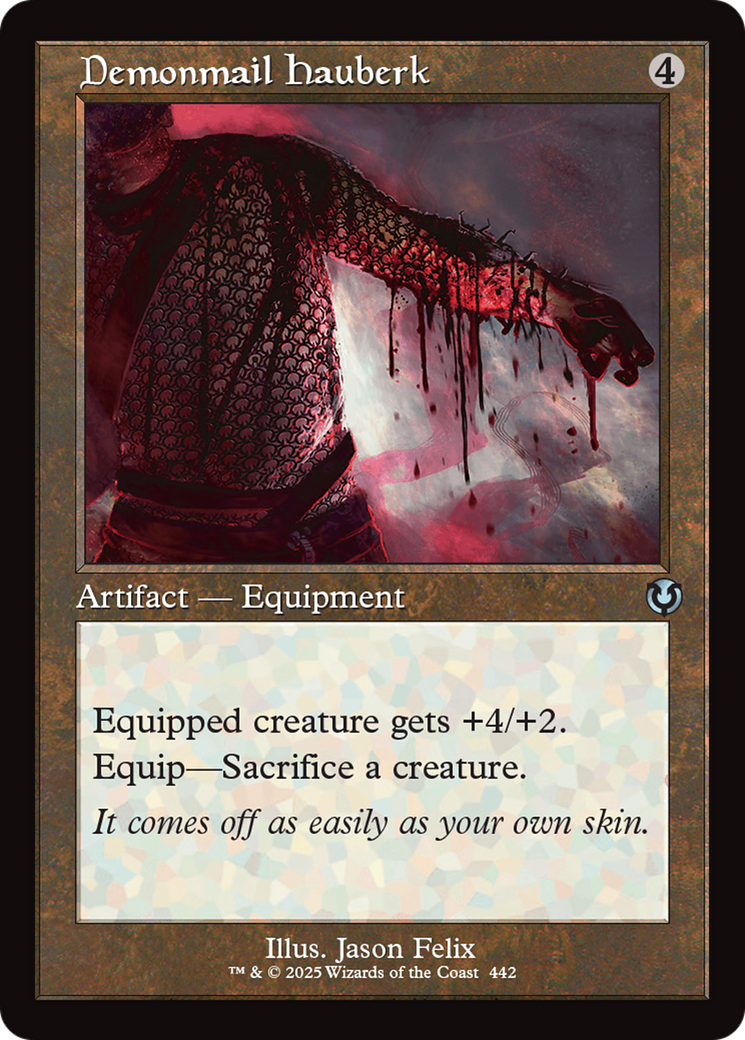 Demonmail Hauberk (Retro Frame) [Innistrad Remastered]-1