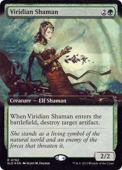 Viridian Shaman (SLD-782) - Secret Lair Drop: (Extended Art) Foil-1