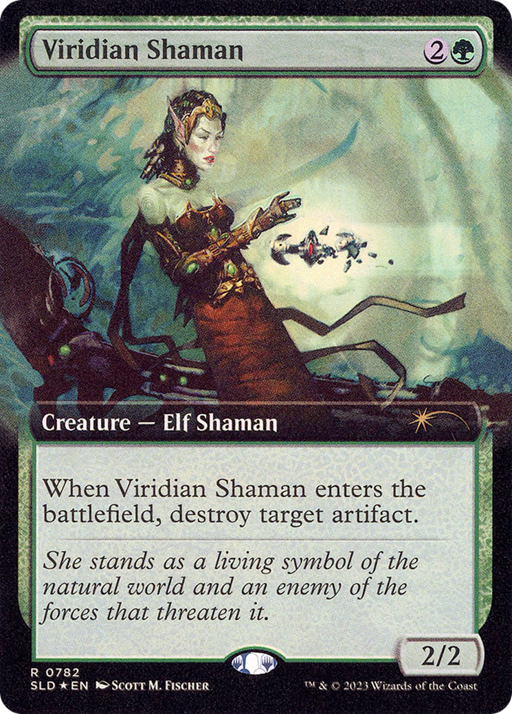 Viridian Shaman (SLD-782) - Secret Lair Drop: (Extended Art) Foil-1