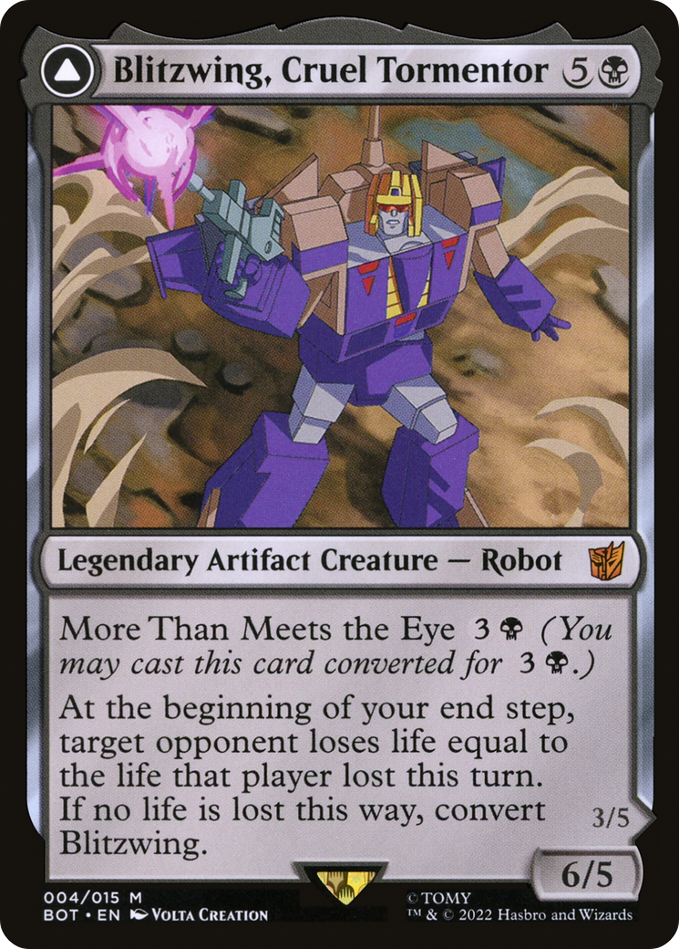 Blitzwing, Cruel Tormentor // Blitzwing, Adaptive Assailant [Transformers]-3