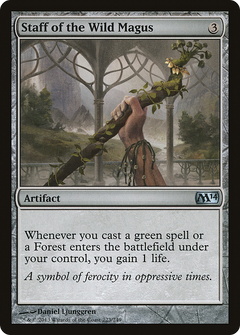 Staff of the Wild Magus [Magic 2014]-1