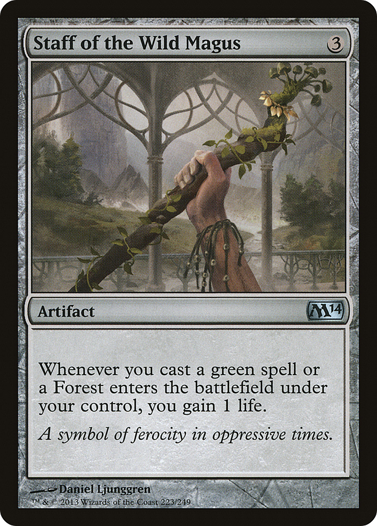 Staff of the Wild Magus [Magic 2014]-1