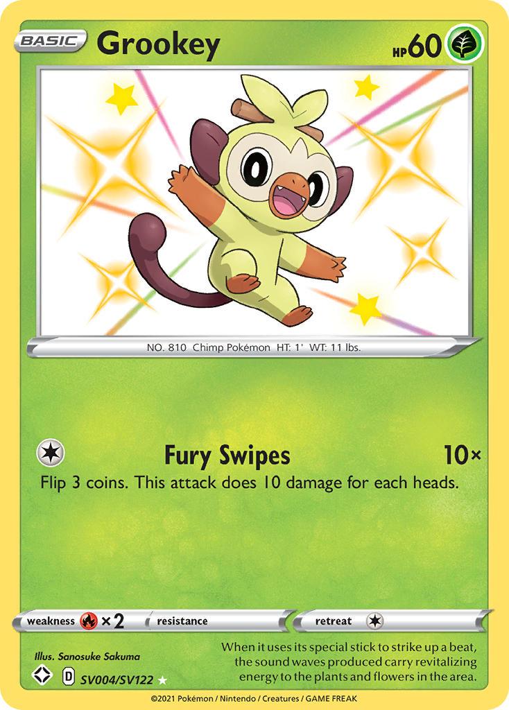 Grookey (SV004/SV122) [Sword & Shield: Shining Fates]-1