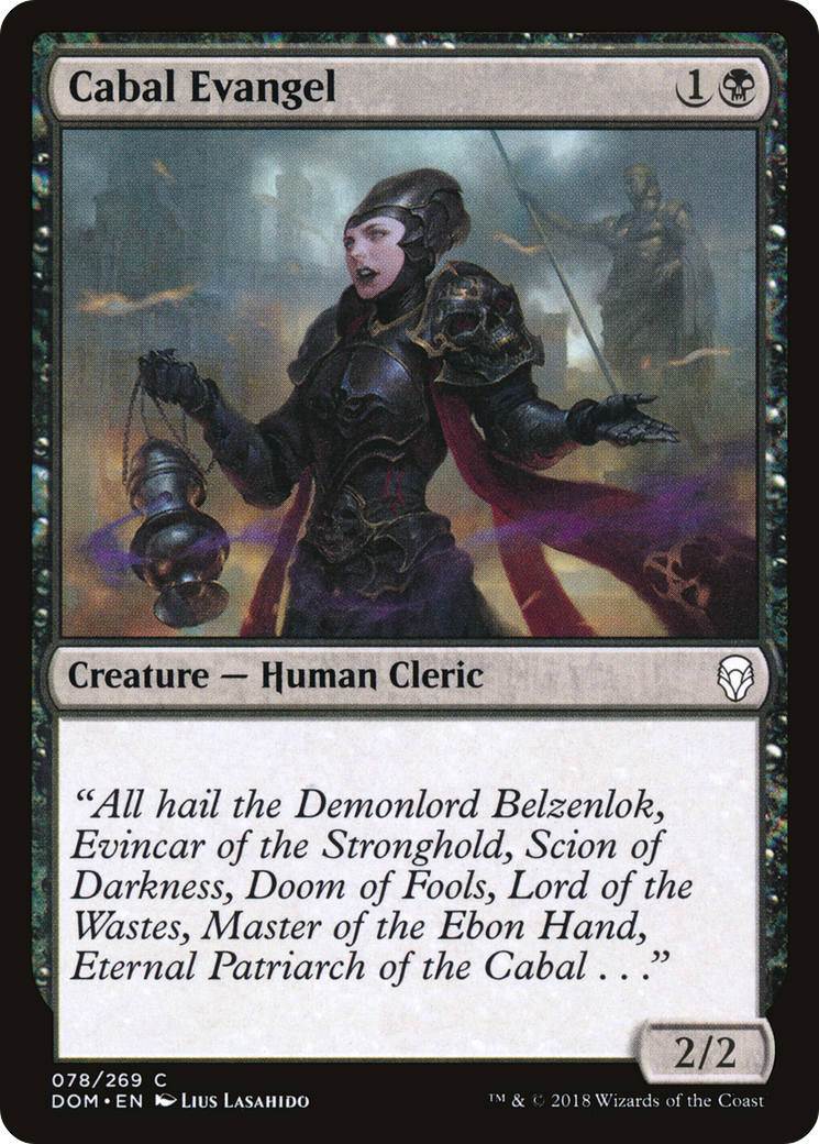 Cabal Evangel [Dominaria]-1