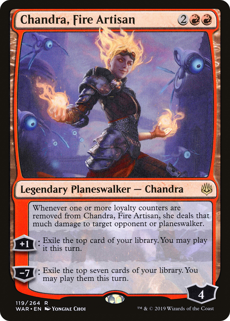Chandra, Fire Artisan [War of the Spark]-1