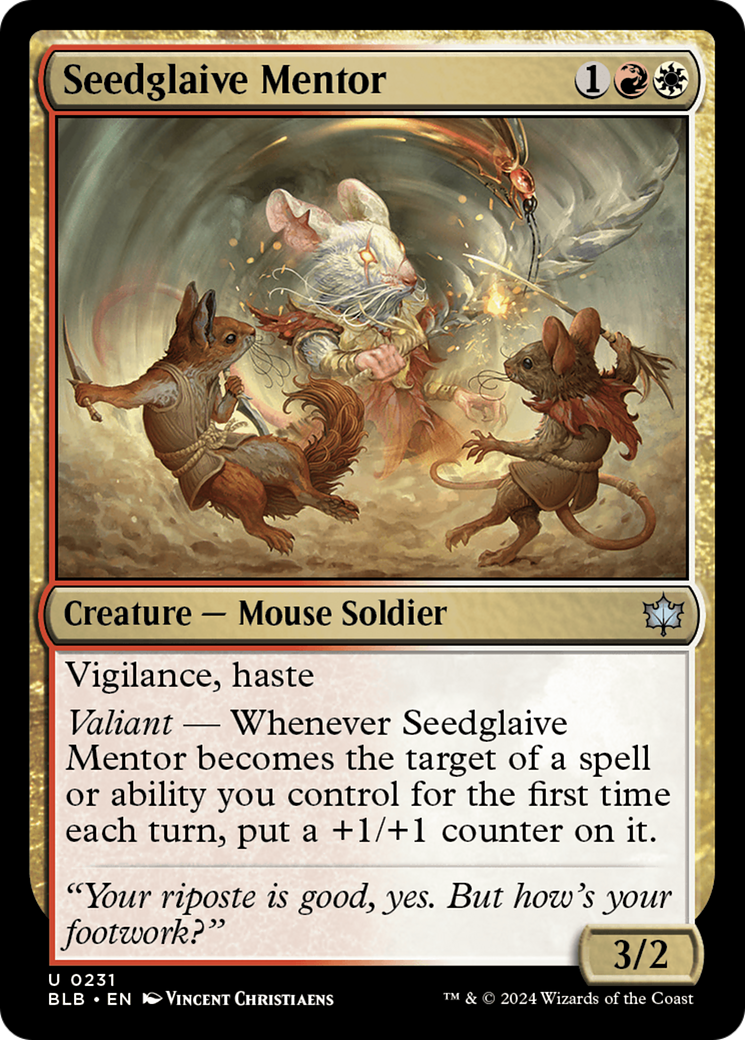 Seedglaive Mentor [Bloomburrow]-1