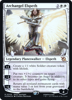 Archangel Elspeth [March of the Machine Prerelease Promos]-1