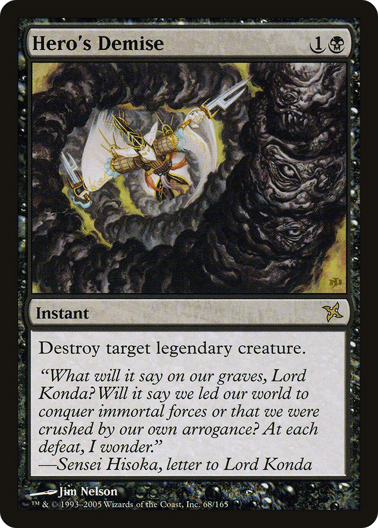 Hero's Demise [Betrayers of Kamigawa]-1