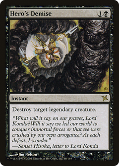 Hero's Demise [Betrayers of Kamigawa]-1