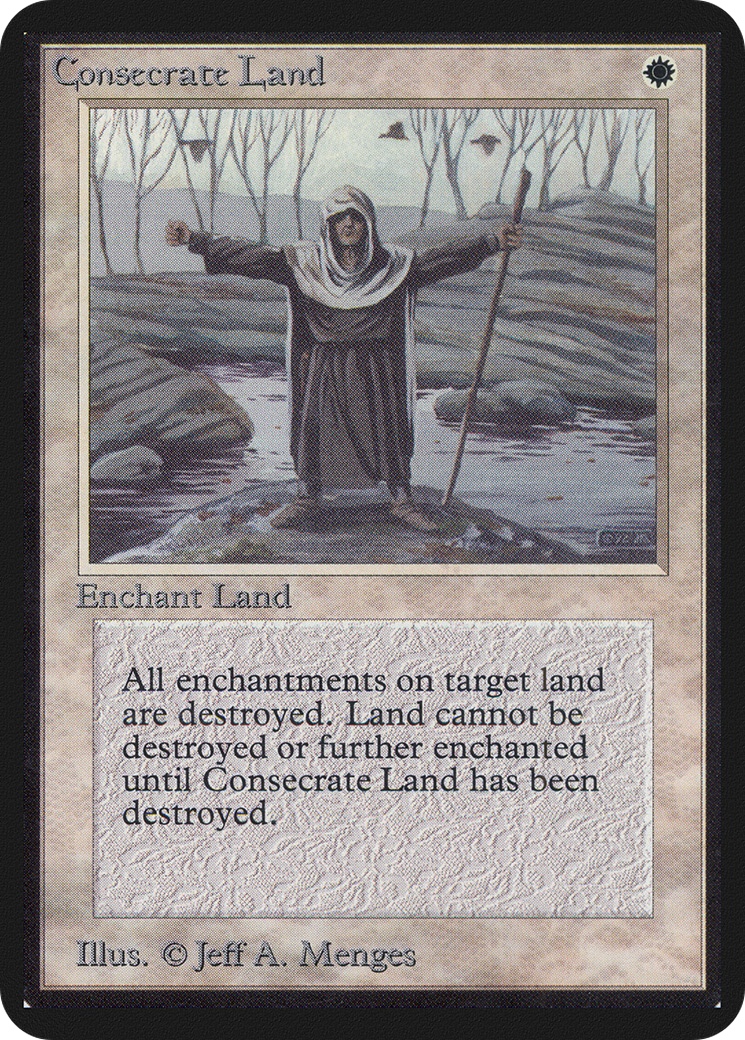 Consecrate Land (LEA-) - Limited Edition Alpha-1