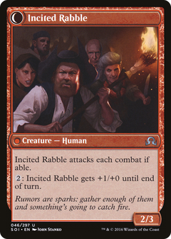 Town Gossipmonger (SOI-046) - Shadows over Innistrad: (Double Faced Transform)-2