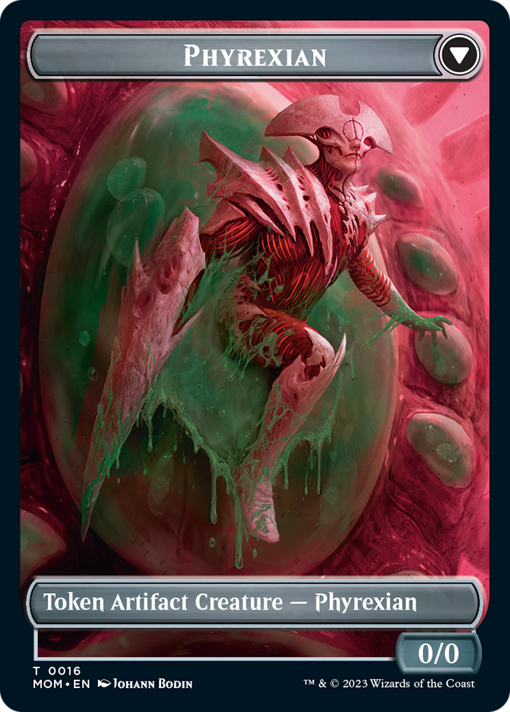 Incubator // Phyrexian (16) Double-Sided Token [March of the Machine Tokens]-2