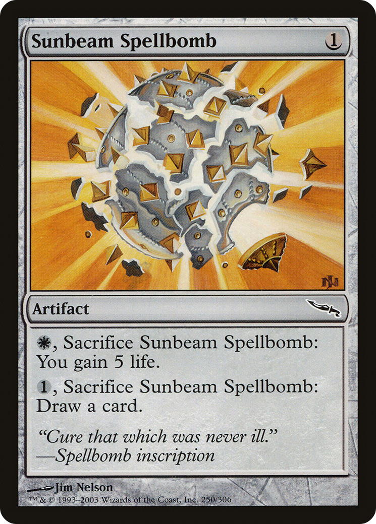 Sunbeam Spellbomb [Mirrodin]-1