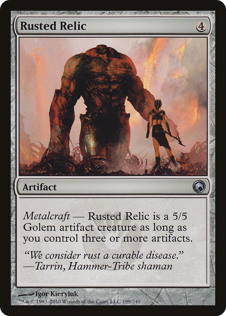 Rusted Relic [Scars of Mirrodin]-1