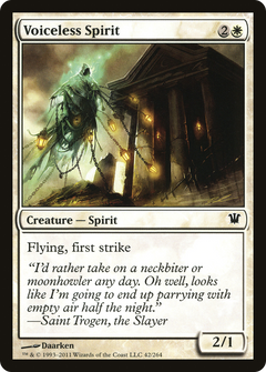Voiceless Spirit (ISD-042) - Innistrad Foil-1