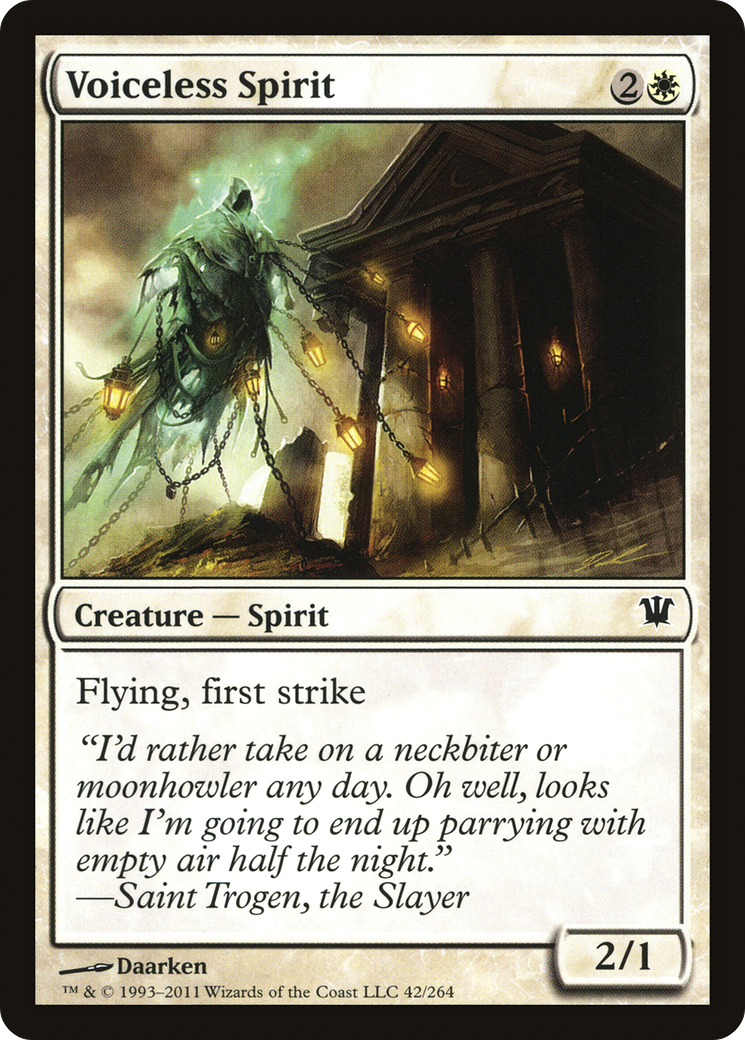 Voiceless Spirit (ISD-042) - Innistrad Foil-1